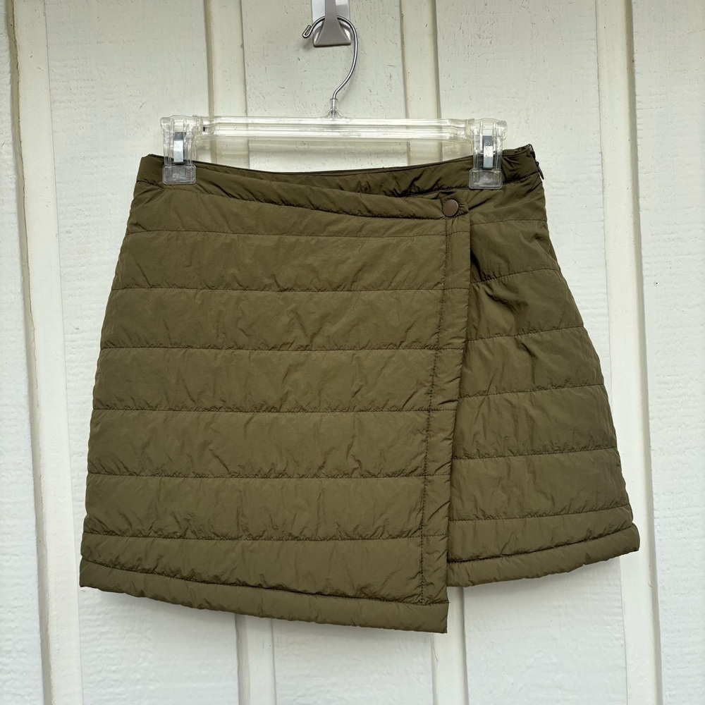 HYFVE Olive Puffer Mini Skirt